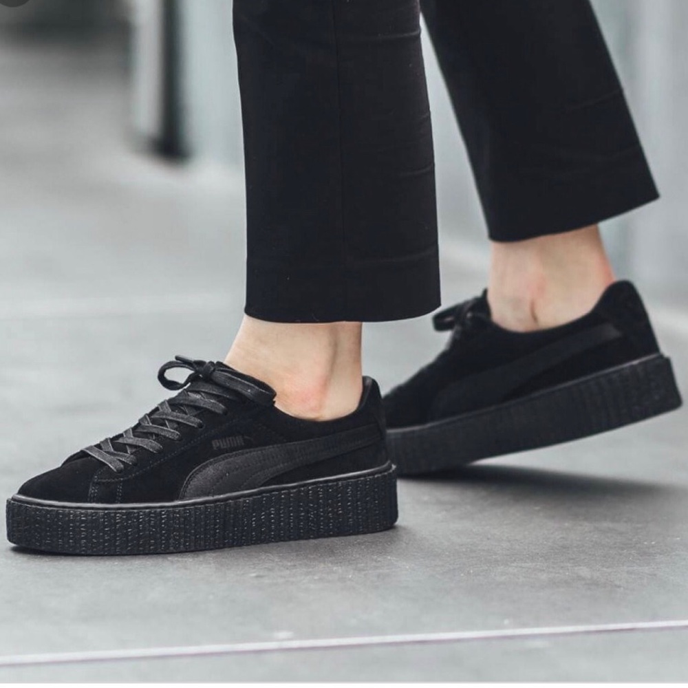 Puma X Rihanna Fenty Creeper Suede Triple Black